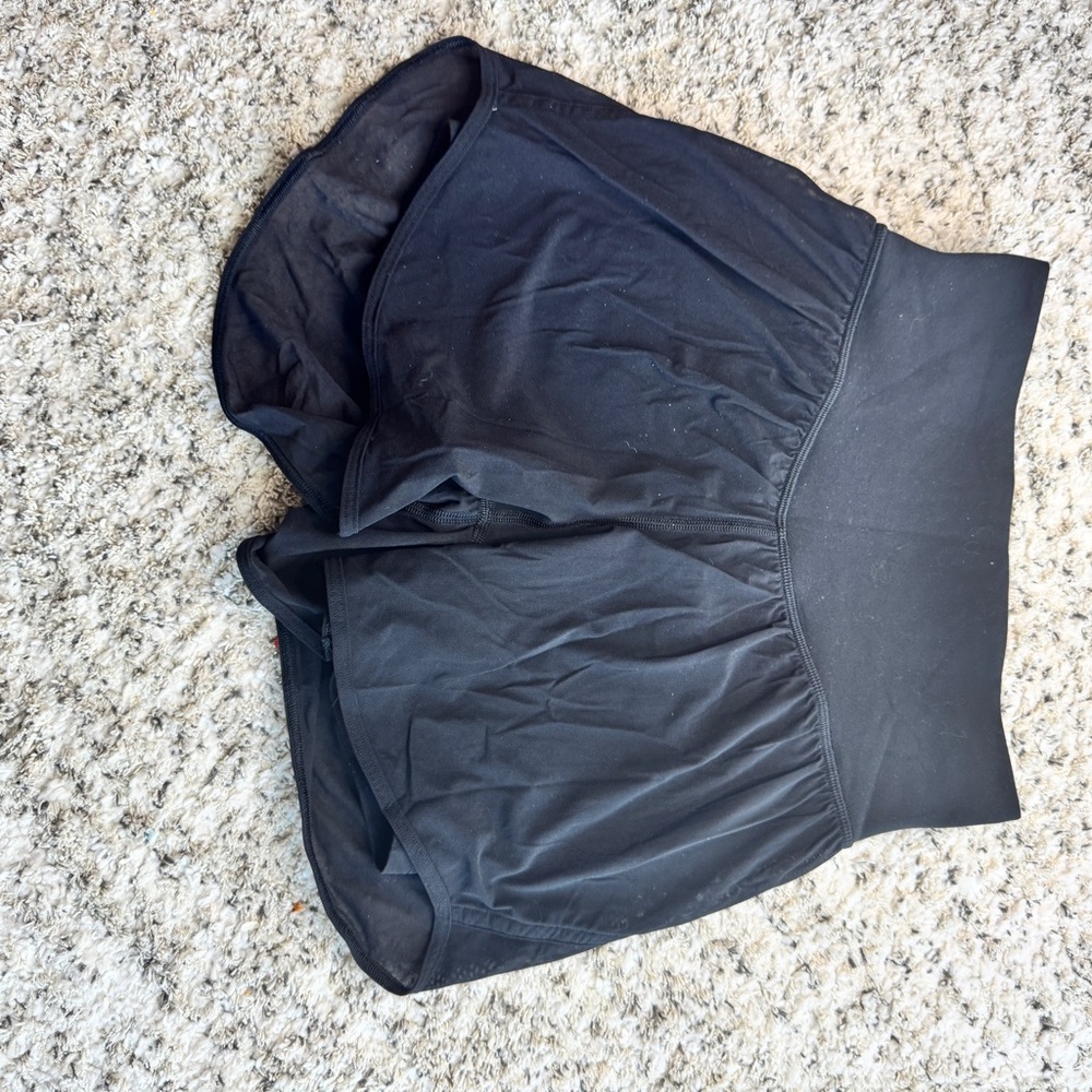 Lululemon Athletica Black Athletic Shorts Lightweight Moisture-Wicking